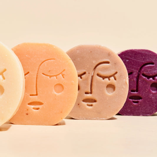 Organic Shea Butter & Olive Oil Vegan Soap - Round Bar