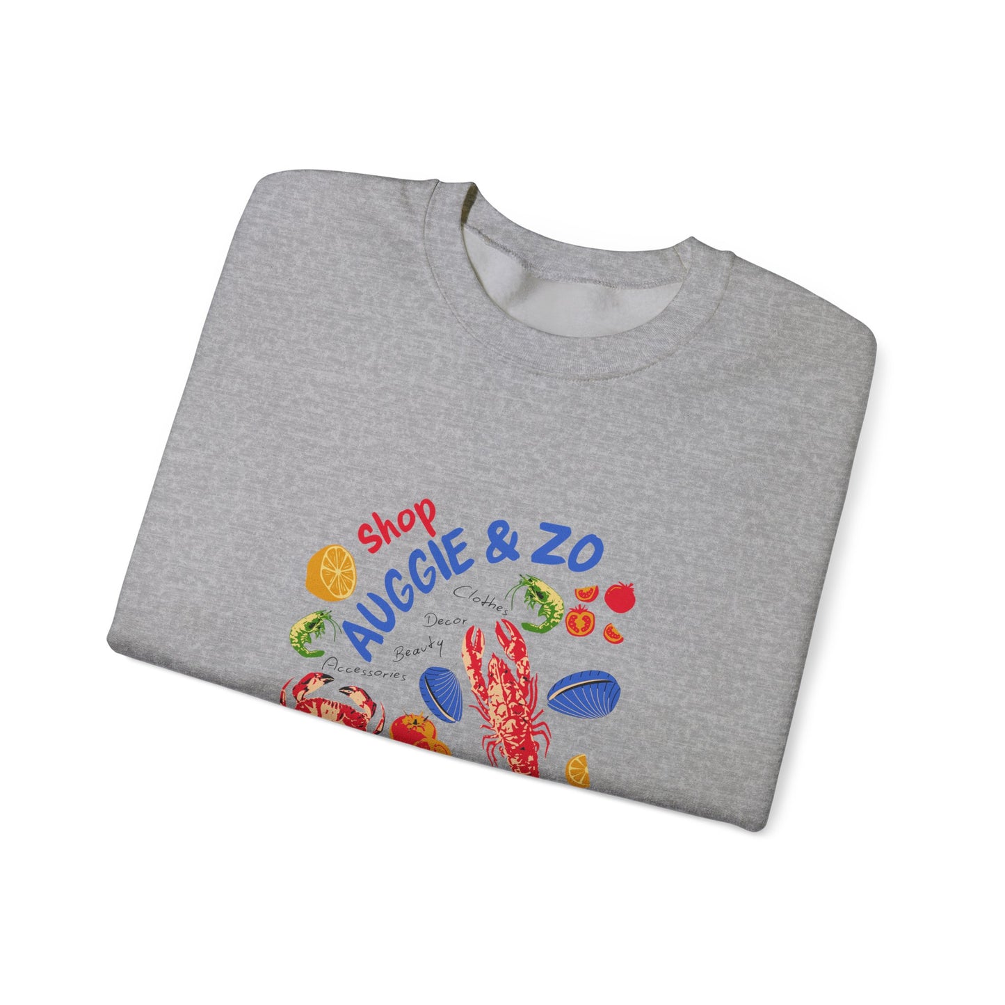 Auggie & Zo Seafood Market Crewneck Sweatshirt