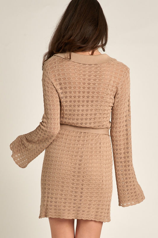 Zia Crochet Mini Dress - One Left!