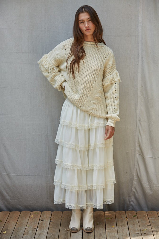 Lover Girl Tiered Skirt