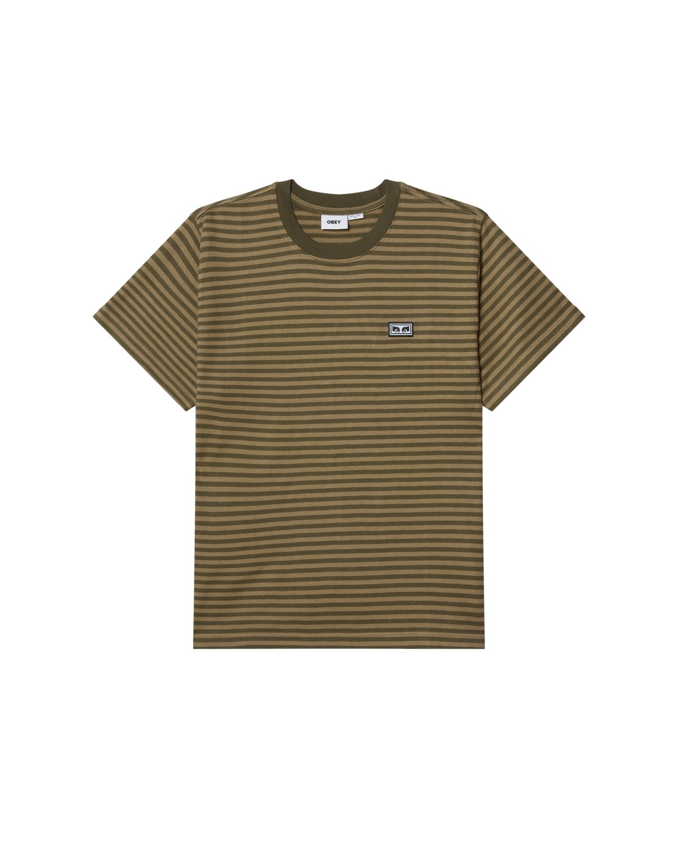Established Works Eyes Striped Short Sleeve Tee