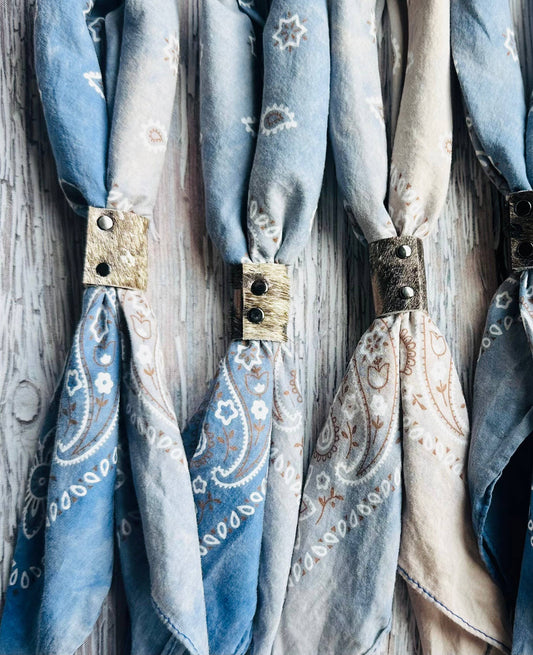 Denim Hues Hand-Dyed Bandana