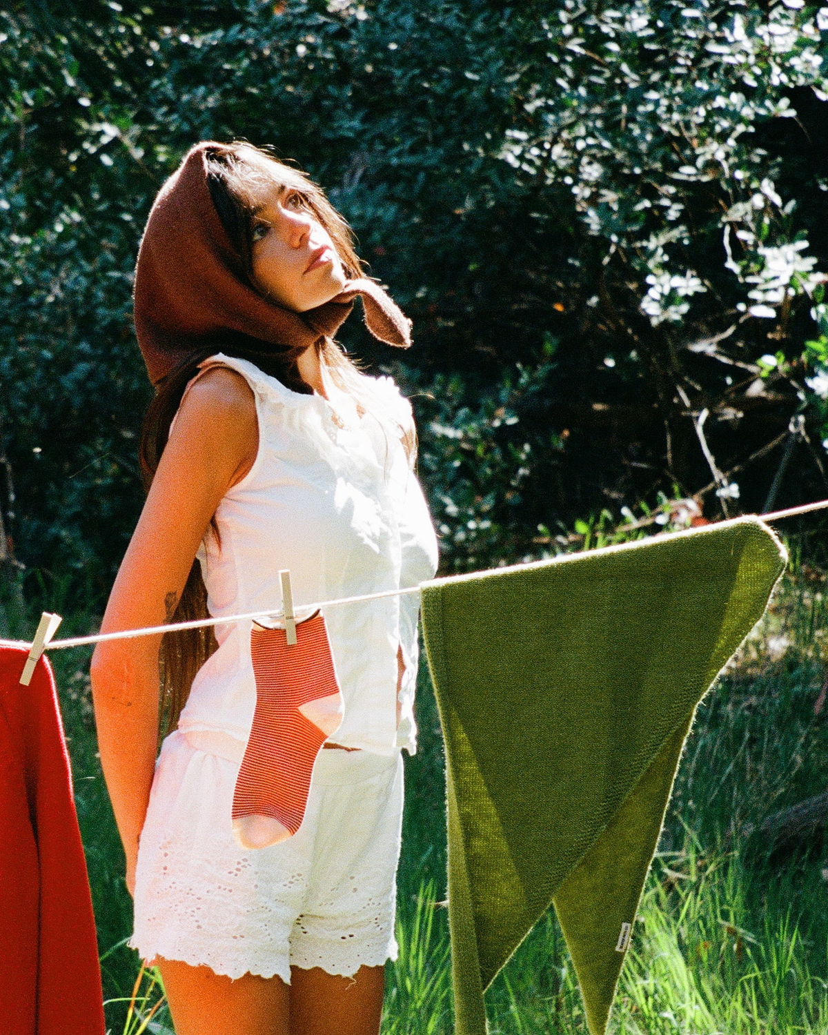 Scarf Triangle - Lime