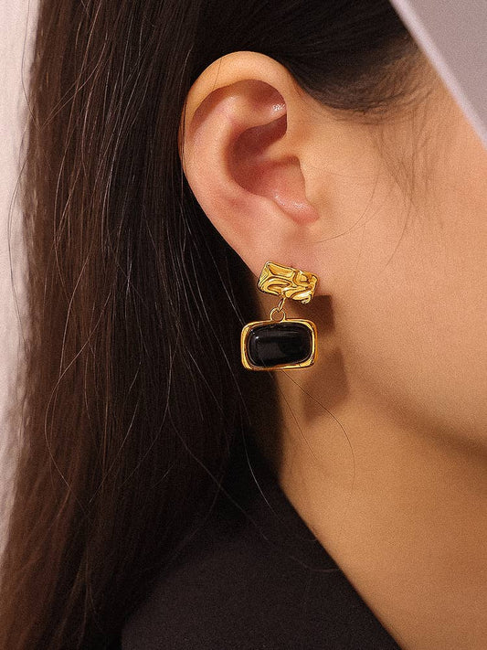 Cuvée 18K Gold Non-Tarnish Dangle Earrings