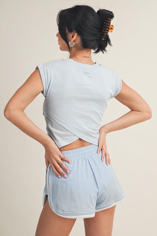 Rocky Slub Crossover Tee