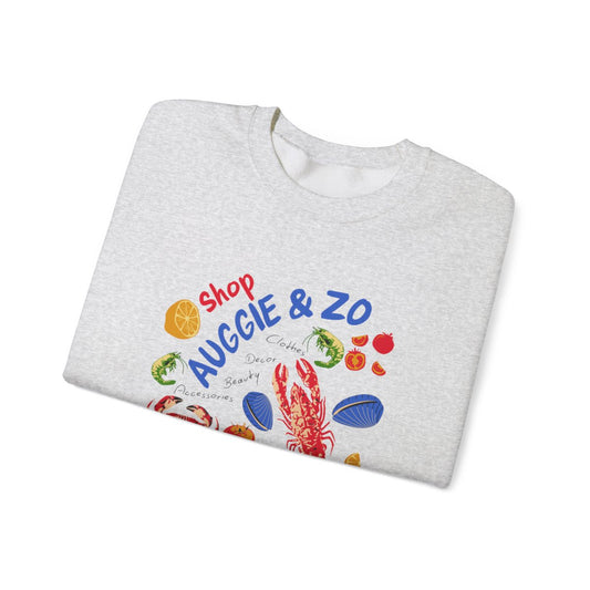 Auggie & Zo Seafood Market Crewneck Sweatshirt