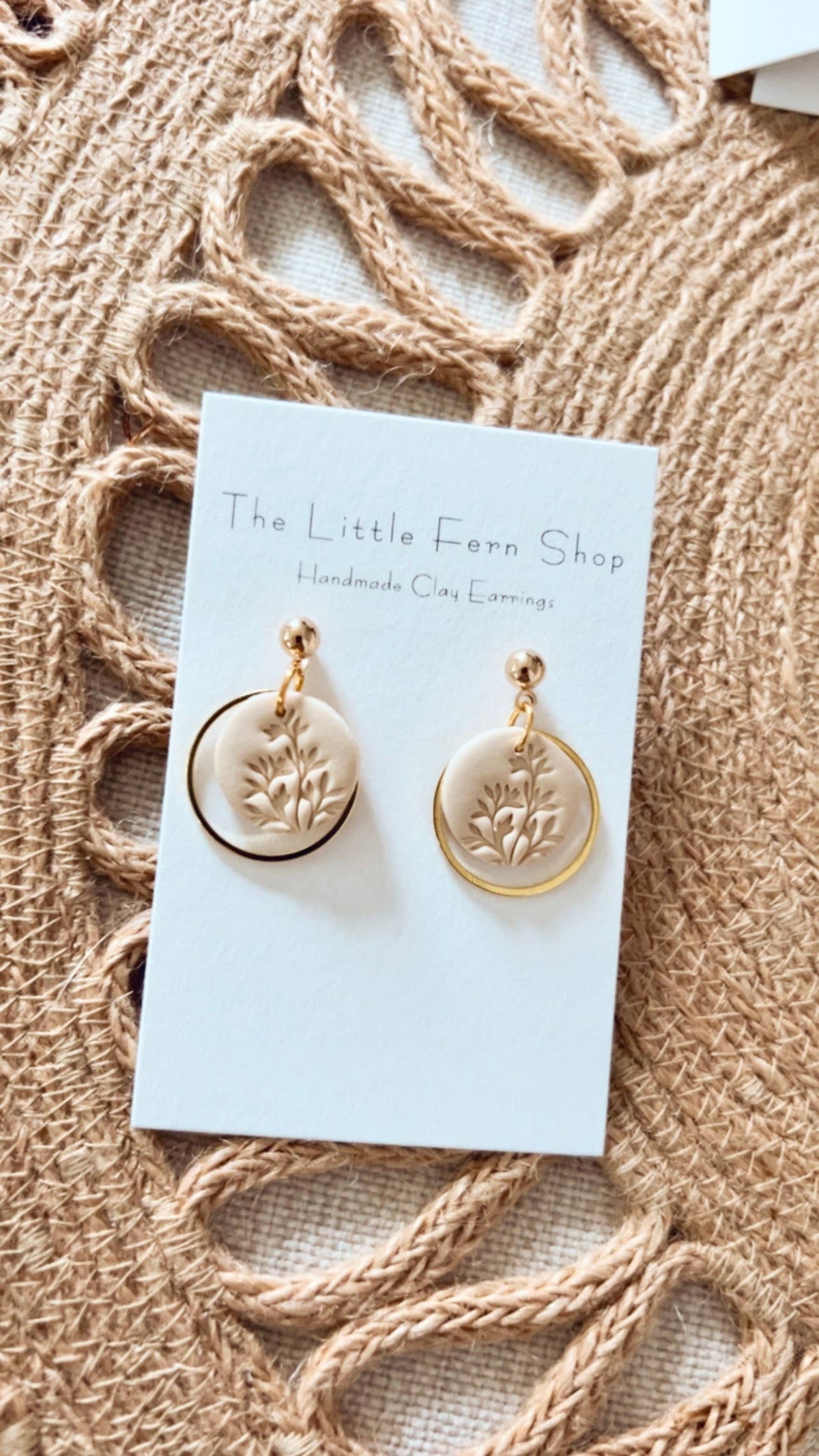 Butter Yellow Leaf Imprint Dangles