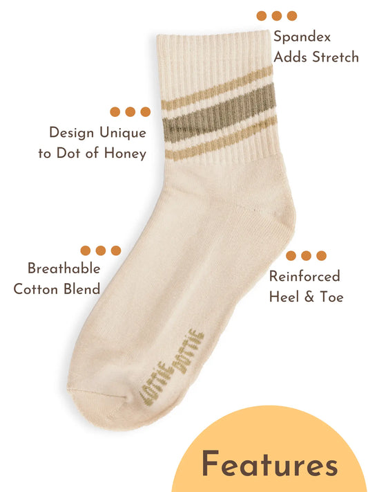 Womens Half-Crew Socks 2-Pack, Chill Pill Stripe Set