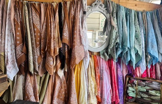 Terracotta Hues Hand Dyed Bandana