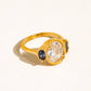 Chamonix 18K Gold Non-Tarnish Vintage Statement Trio Ring