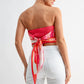 Bloomwave Fuchsia Scarf Top