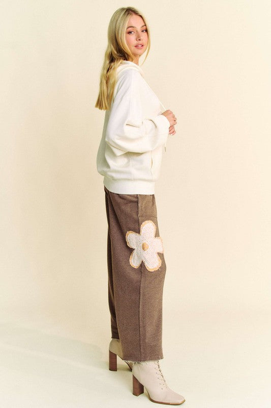 Mona Flower Patch Wide Leg Pants