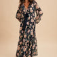 Ari Floral Bow Tie Maxi Dress