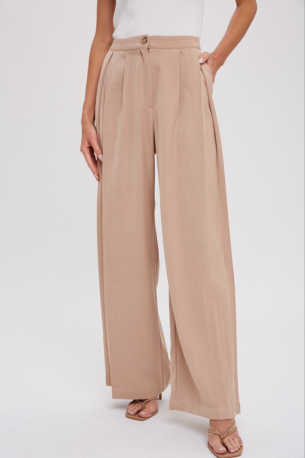 Pintuck Trousers