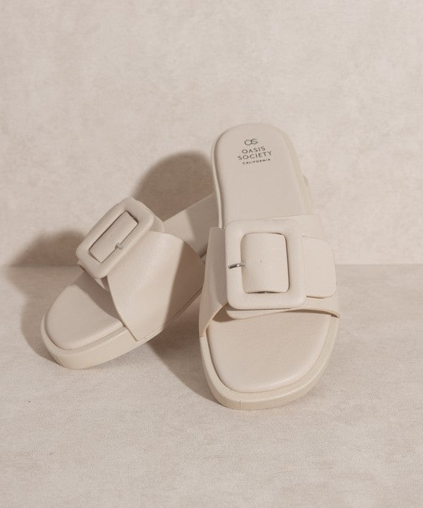 Oasis Society Daisy - Single Buckle Slide