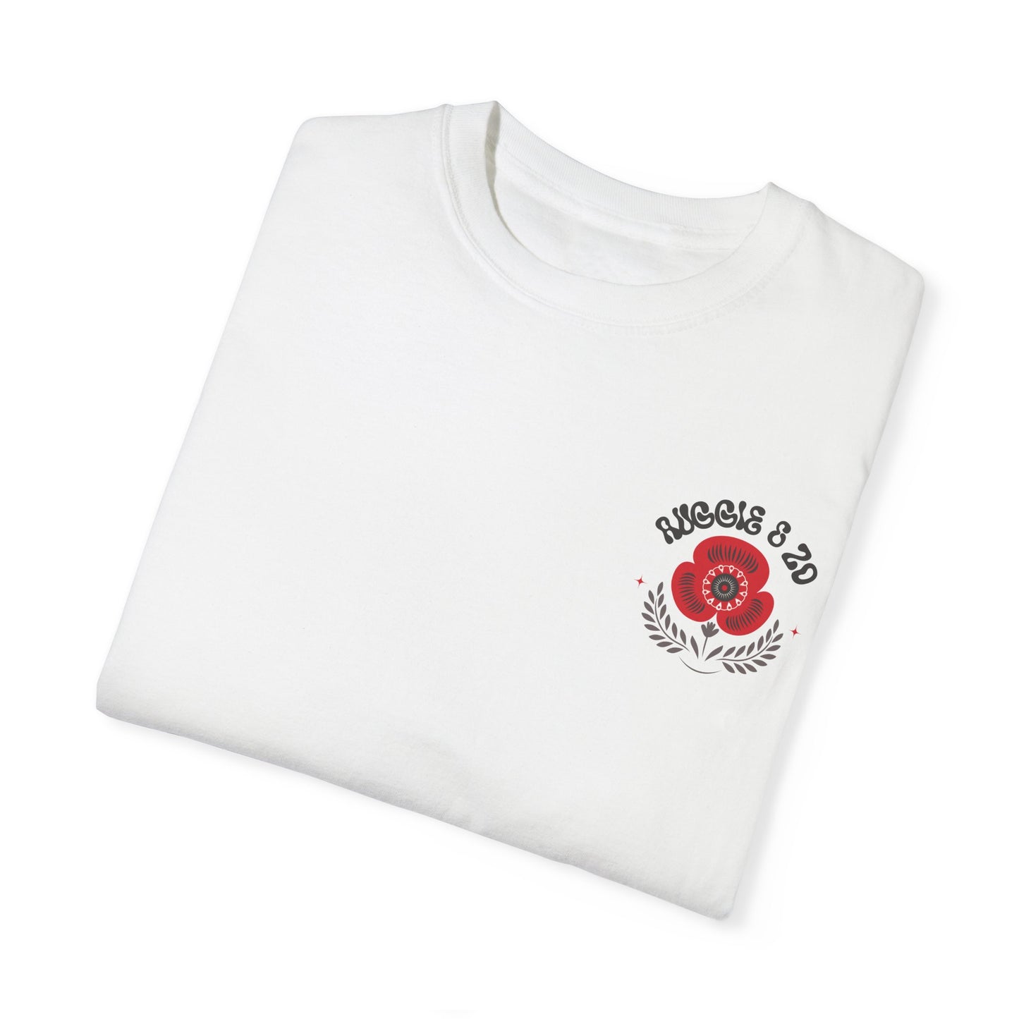 Vintage Poppy Unisex Tee - Comfort Colors