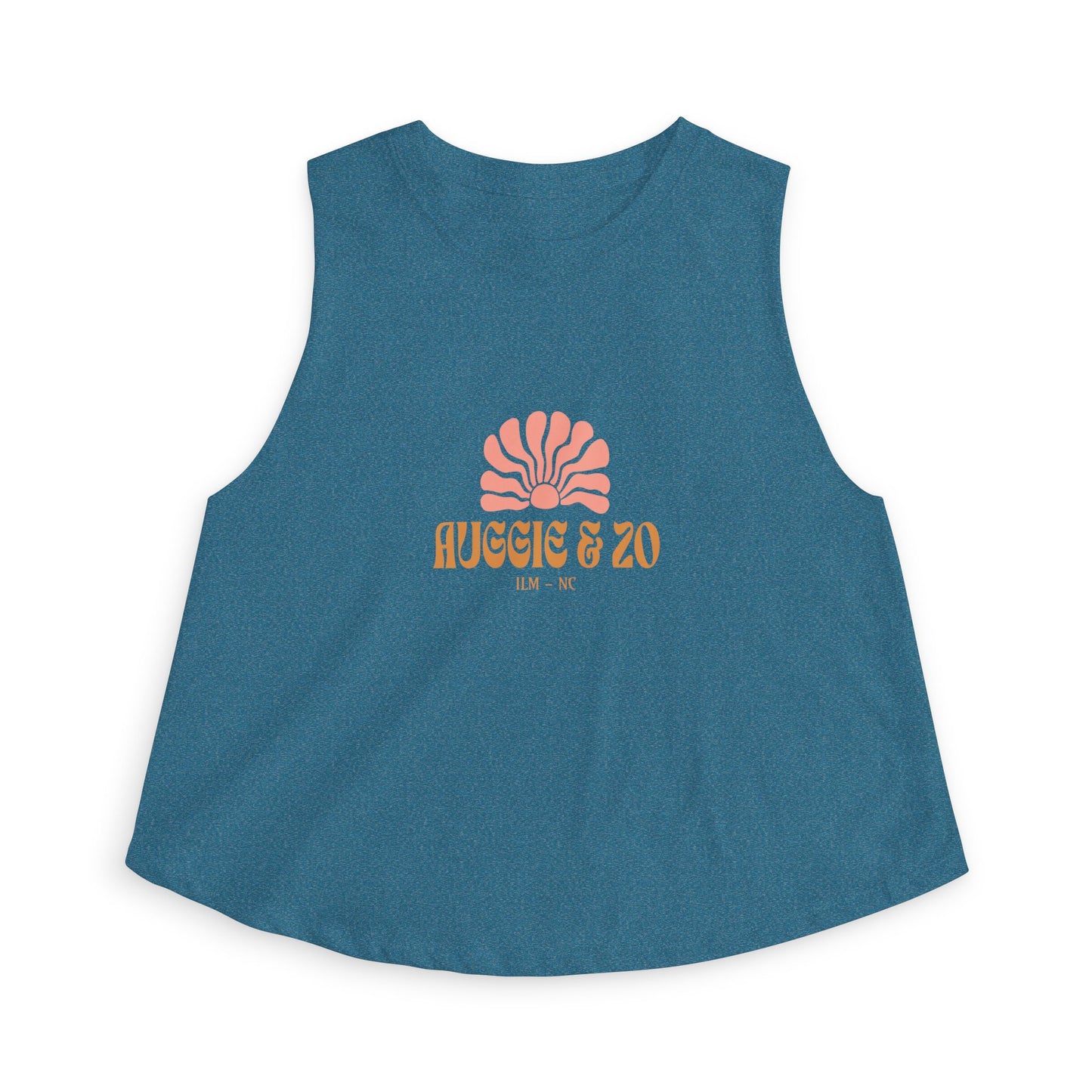 Retro Sun Crop Tank Top