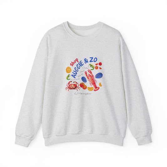 Auggie & Zo Seafood Market Crewneck Sweatshirt
