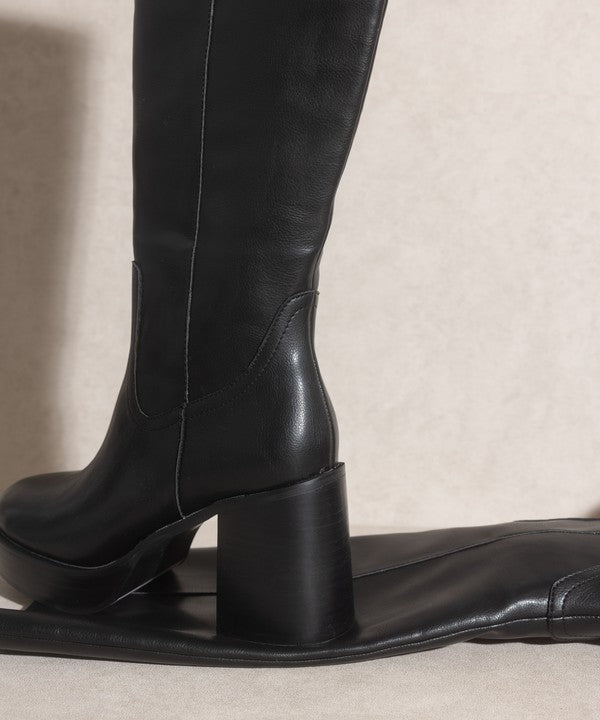 Juniper - Platform Knee-High Boots