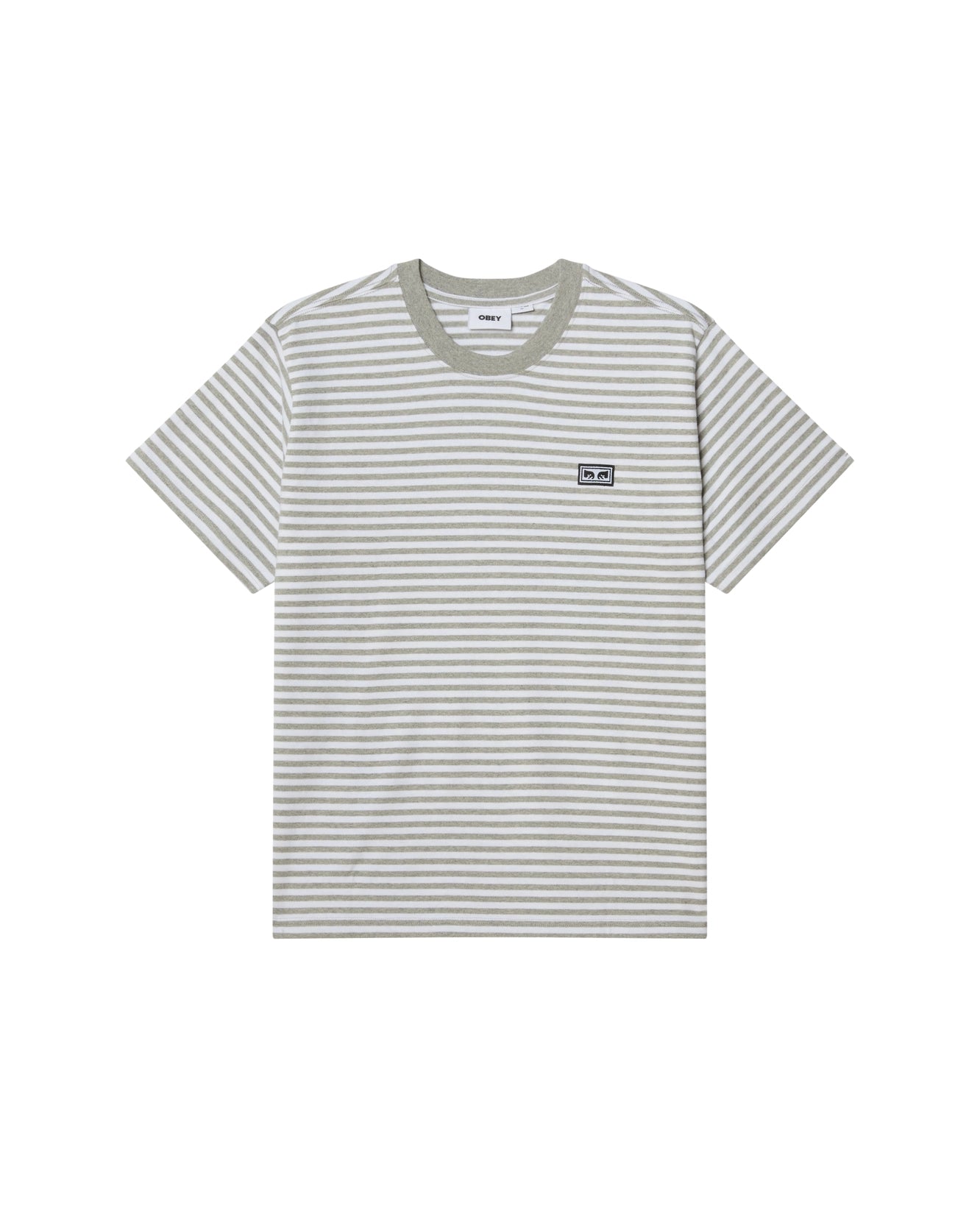 Established Works Eyes Striped Short Sleeve Tee