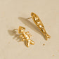 Selkie 18K Gold Non-Tarnish Mismatch Fish Stud Earrings