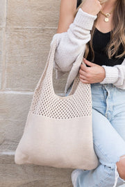 Soft Knit Hobo Bag