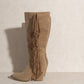 Out West - Knee-High Fringe Boots