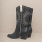 Halle - Paneled Cowboy Boots