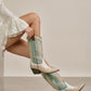 Idaly - Pastel Western Mid Boots