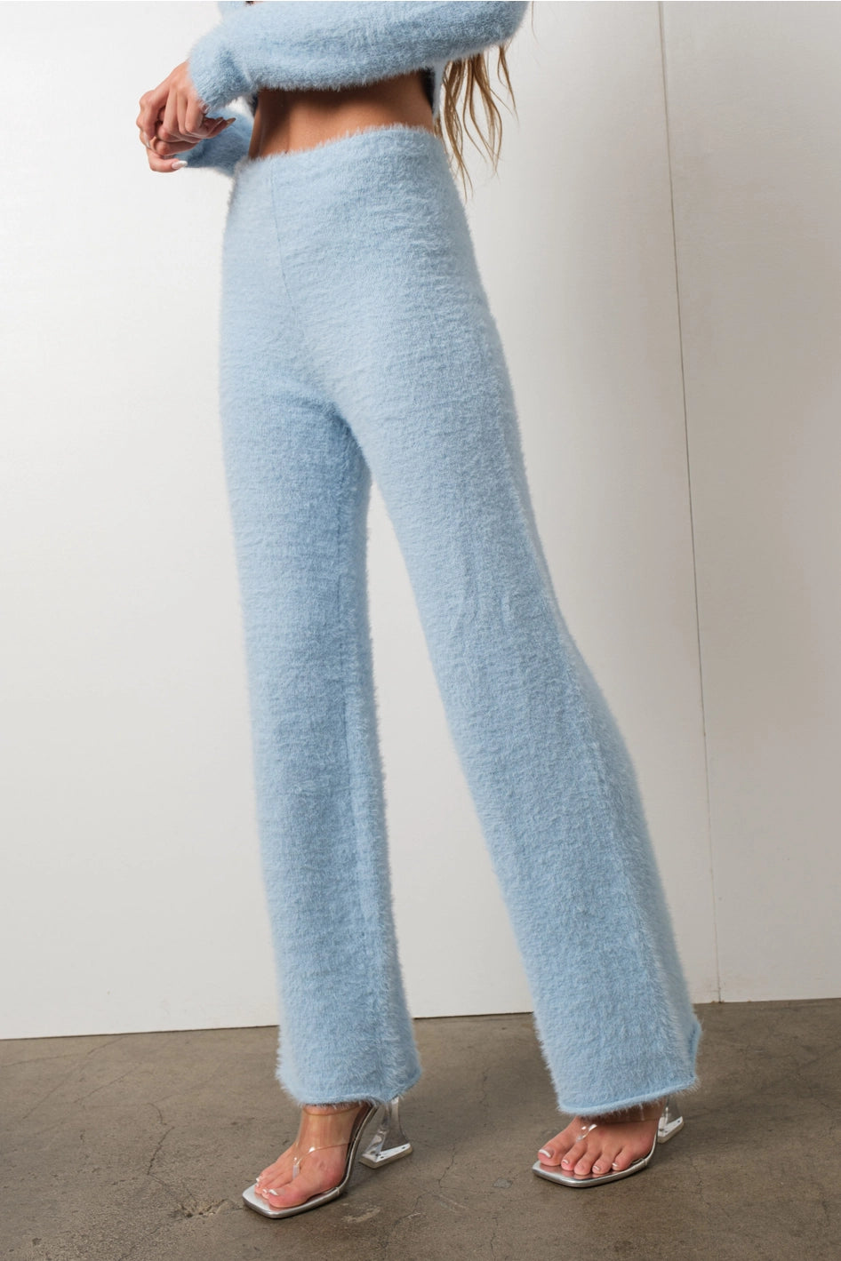 Loretta Fuzzy Knit Pants