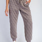 Fifer Quilted Jogger Pants