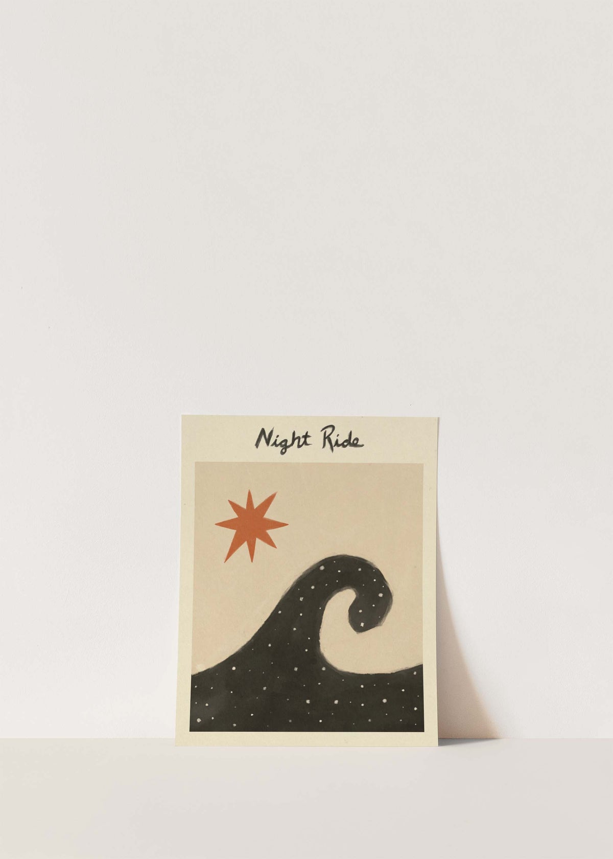 Night Ride | Ocean Art Print