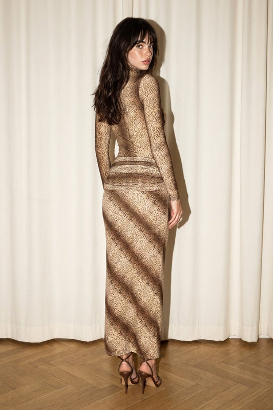 Samantha Bodysuit & Maxi Skirt Set