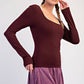 First Light Recycled Blend Long Sleeve Top