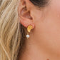 My Sister's Cottage | Waterproof | Nautilus & Pearl Drop Earrings