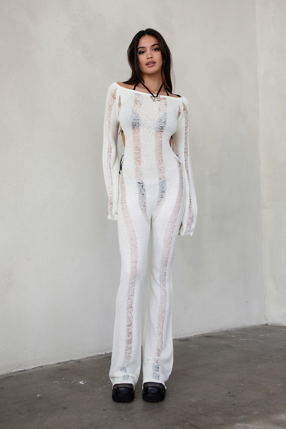 Bailei Distressed Jumpsuit
