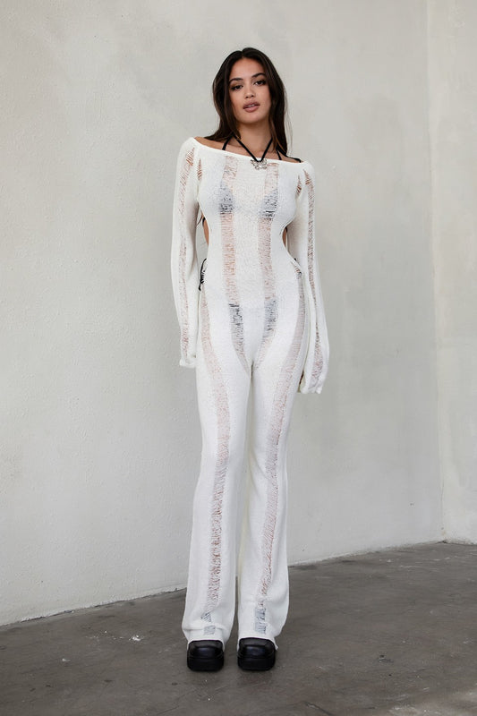 Bailei Distressed Jumpsuit