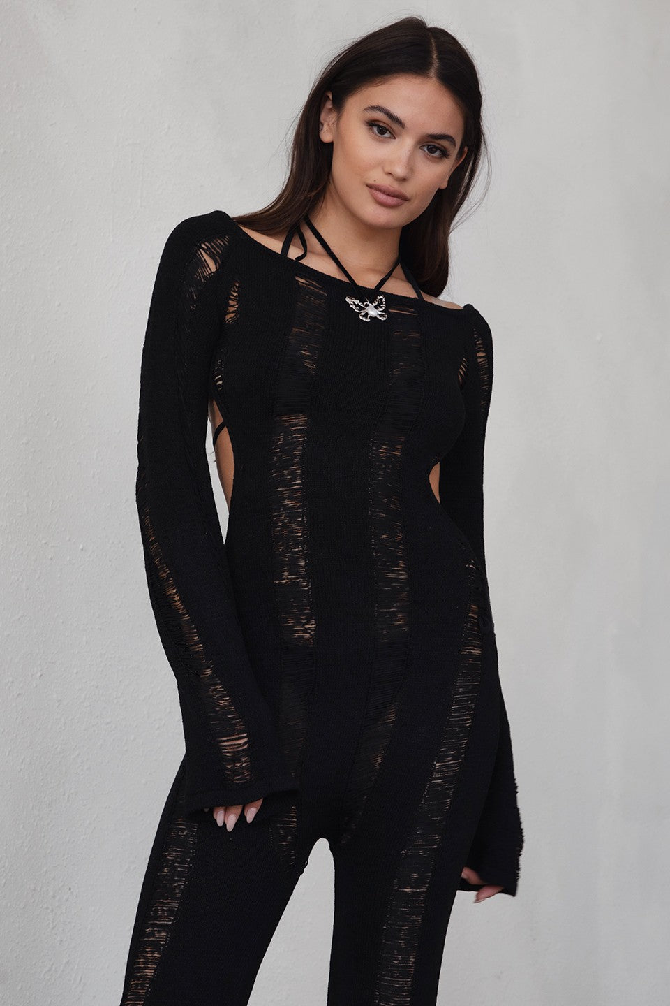 Bailei Distressed Jumpsuit
