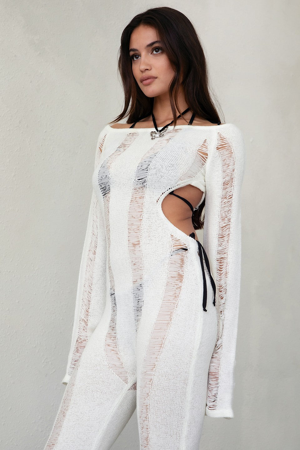 Bailei Distressed Jumpsuit