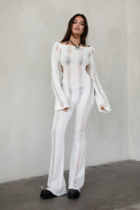 Bailei Distressed Jumpsuit