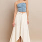 Nellie Faux Wrap Maxi Skirt