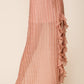 Oceanic Wavy Pleated Skirt