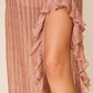 Oceanic Wavy Pleated Skirt