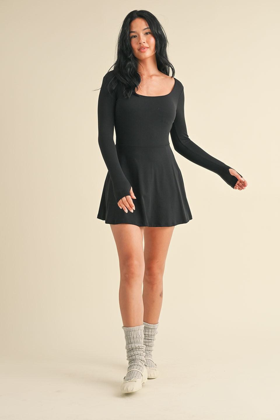 Fit & Flare Mini Dress