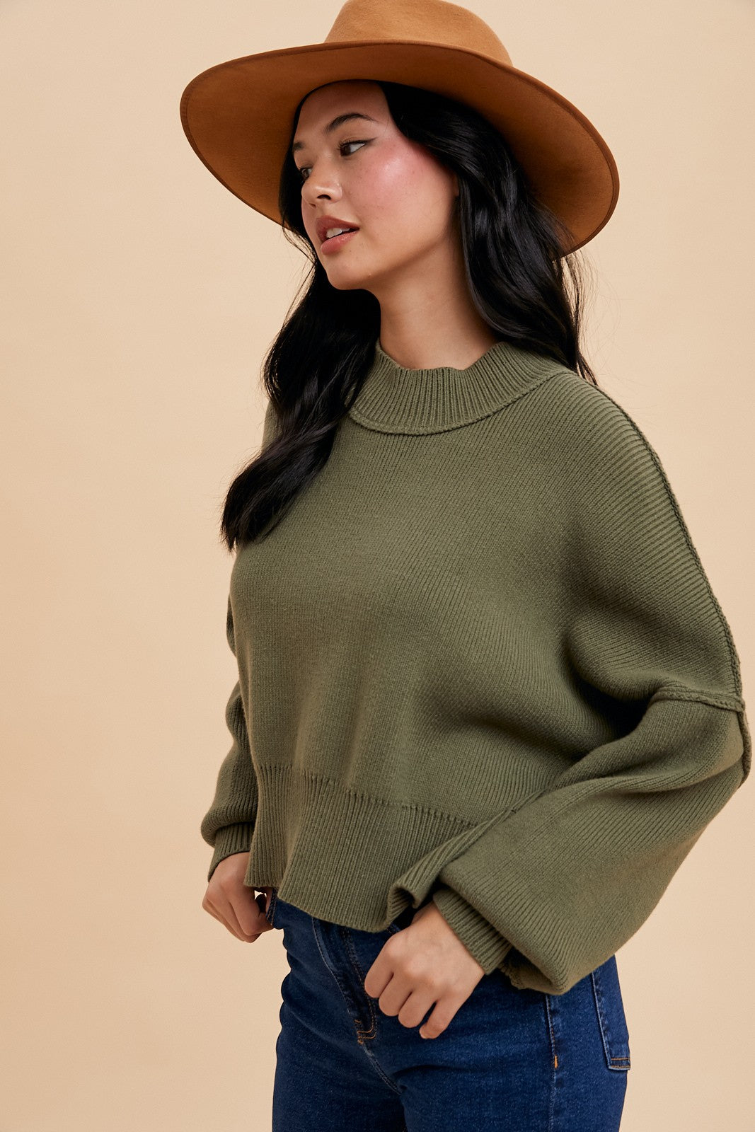 Doreen Mock Neck Sweater