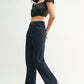 High Waisted Skater Jean - Dark Blue