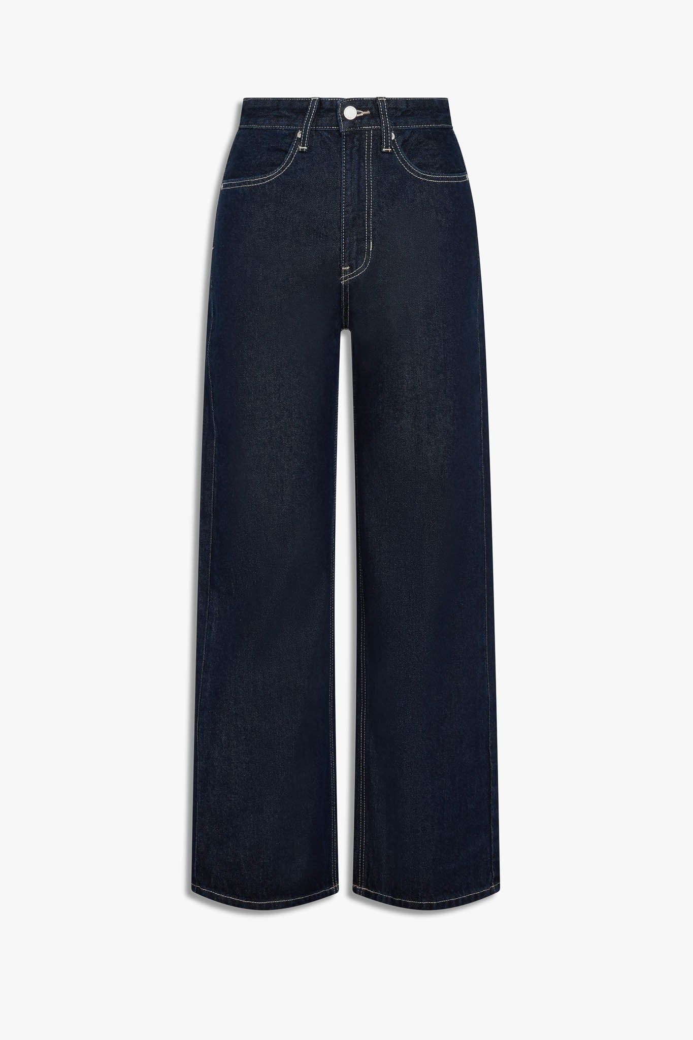 High Waisted Skater Jean - Dark Blue