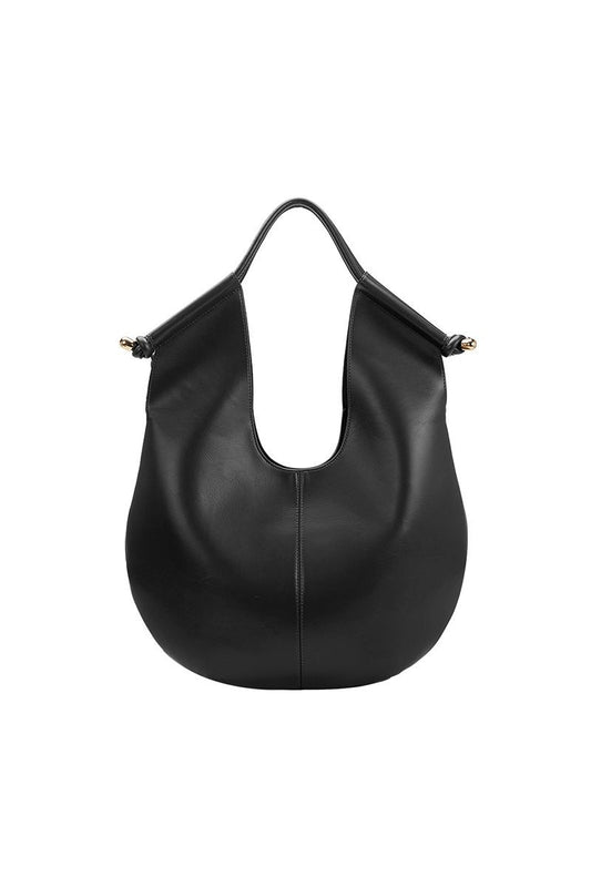 Tracy Recycled Vegan Shoulder Bag - Black