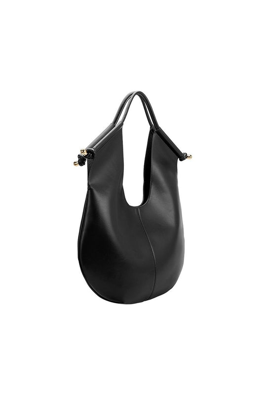 Tracy Recycled Vegan Shoulder Bag - Black