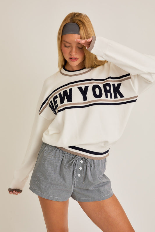 New York Sweater Top